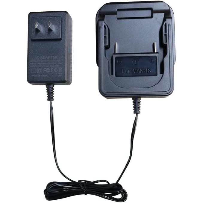 แท่นชาร์จสําหรับ All makita 18V, ​​แบตเตอรี่เครื่องชาร์จอย่างรวดเร็วพร้อมไฟแสดงสถานะกระพริบ LED เหมา
