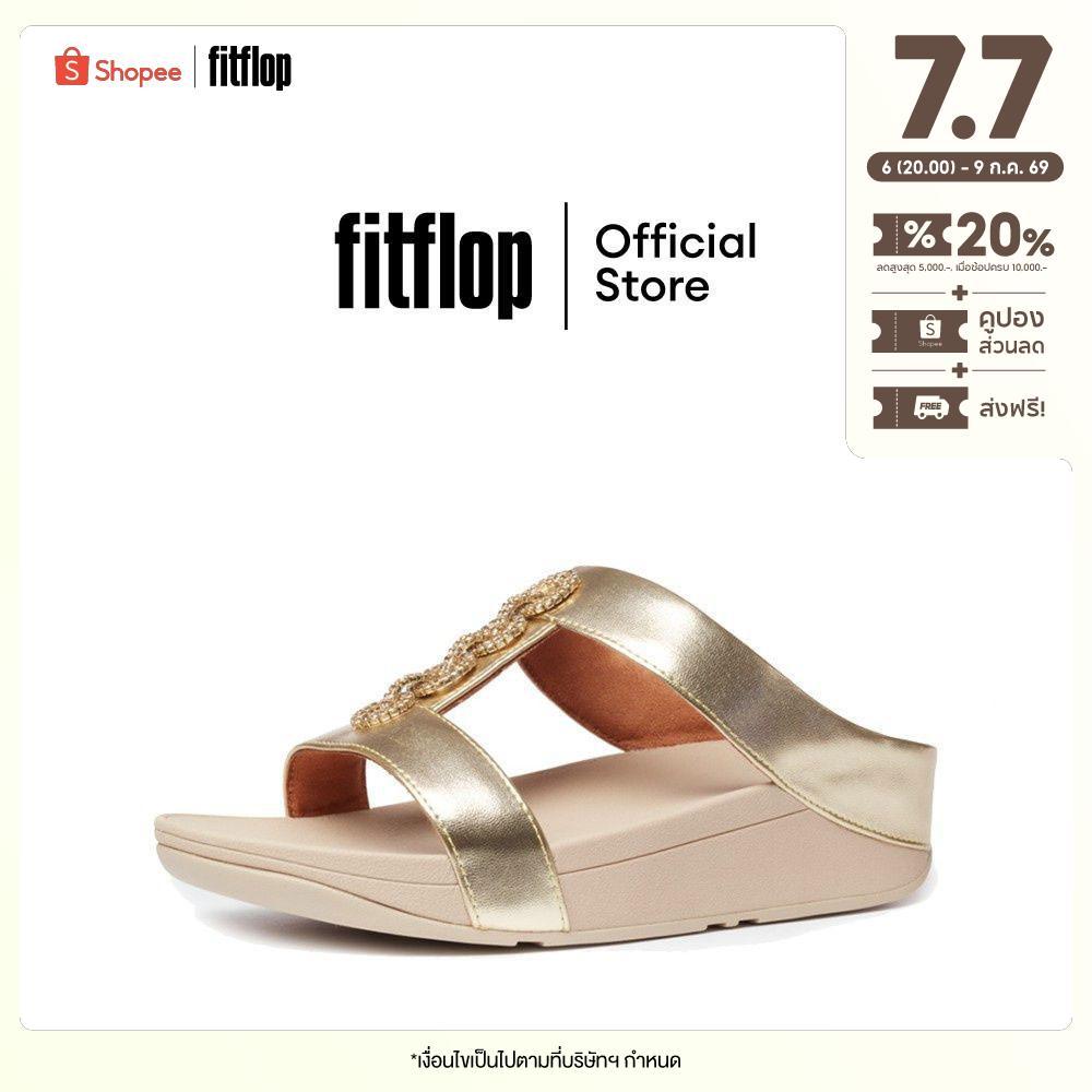 FITFLOP FINO รองเท้าแตะแบบสวมผู้หญิง รุ่น CH1-675 สี Platino