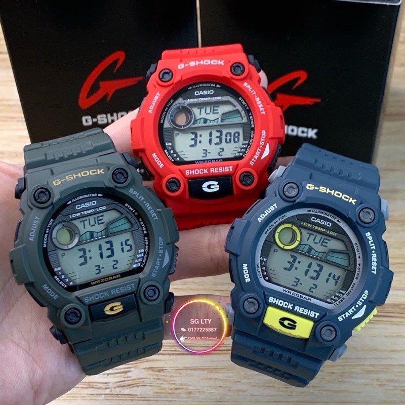 เหมาะสําหรับ g-shock G-7900-1 นาฬิกาสปอร์ต G-7900-2/G-7900-3/G-7900A-4 xR สายนาฬิกาเรซิน w579