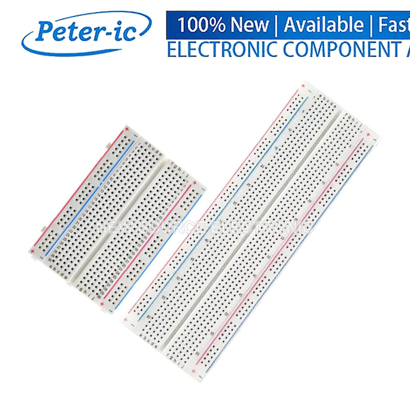 (1 ชิ้น) 830 หลุม Solderless Breadboard MB-102 Mini Breadboard 400 หลุม Test พัฒนา DIY
