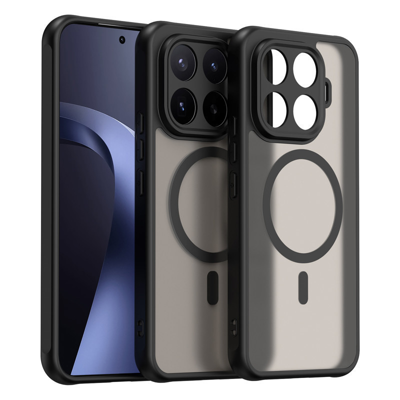 370.เคสผิวด้าน ชาร์จไร้สาย สําหรับ Xiaomi 17T Pro 17Ultra Mi17 17TPro 17T Pro 17 Ultra เคสโทรศัพท์ปลอกสีดําฝาหลัง