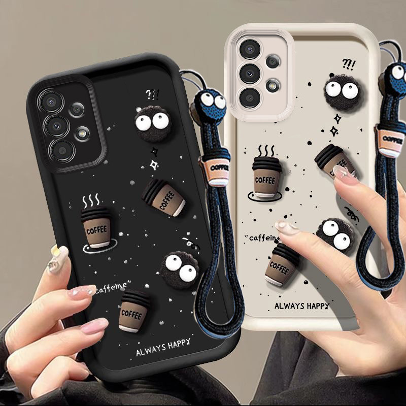 เคส Samsung a13 เคส Samsung a23 3D Cup Design เคสโทรศัพท์มือถือ TPU ทนทาน