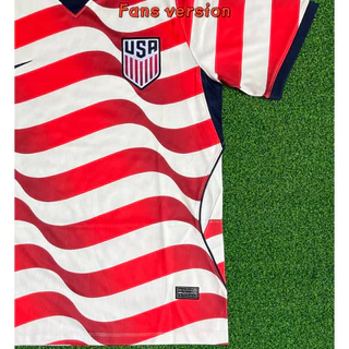 Fans Style The United States World Cup Football Kit Soccer Jersey ชุดแข่งฟุตบอลโลกทีมชาติสหรัฐอเมริการุ่นแฟน