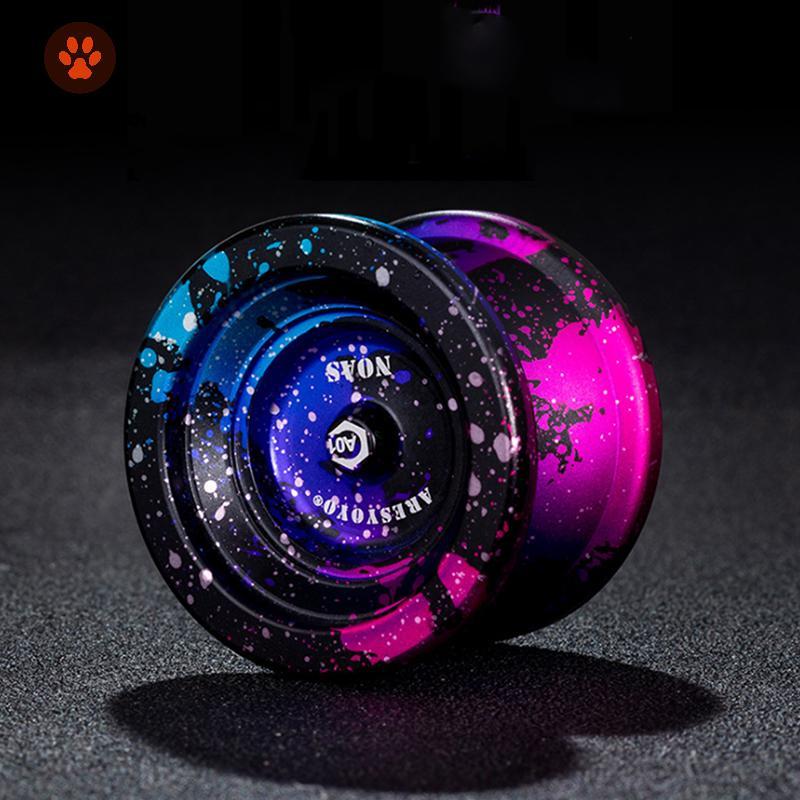 [ARG] Metal Alloy Aluminium Yoyo Professional พร้อมแบริ่ง 10 Ball kk ความเร็วสูง yoyo [TH]