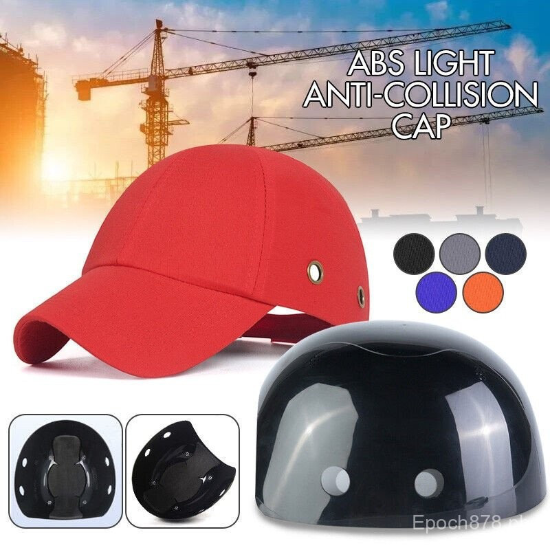Bump Hat Safety Factory Hard Removals หมวกเบสบอลป้องกันปรับได้ Q7IW E65U L8F7 OEYD
