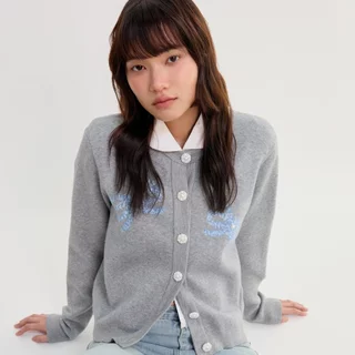 [Pomelo] เสื้อคาร์ดิแกนลายโบว์ / Bow Cardigan