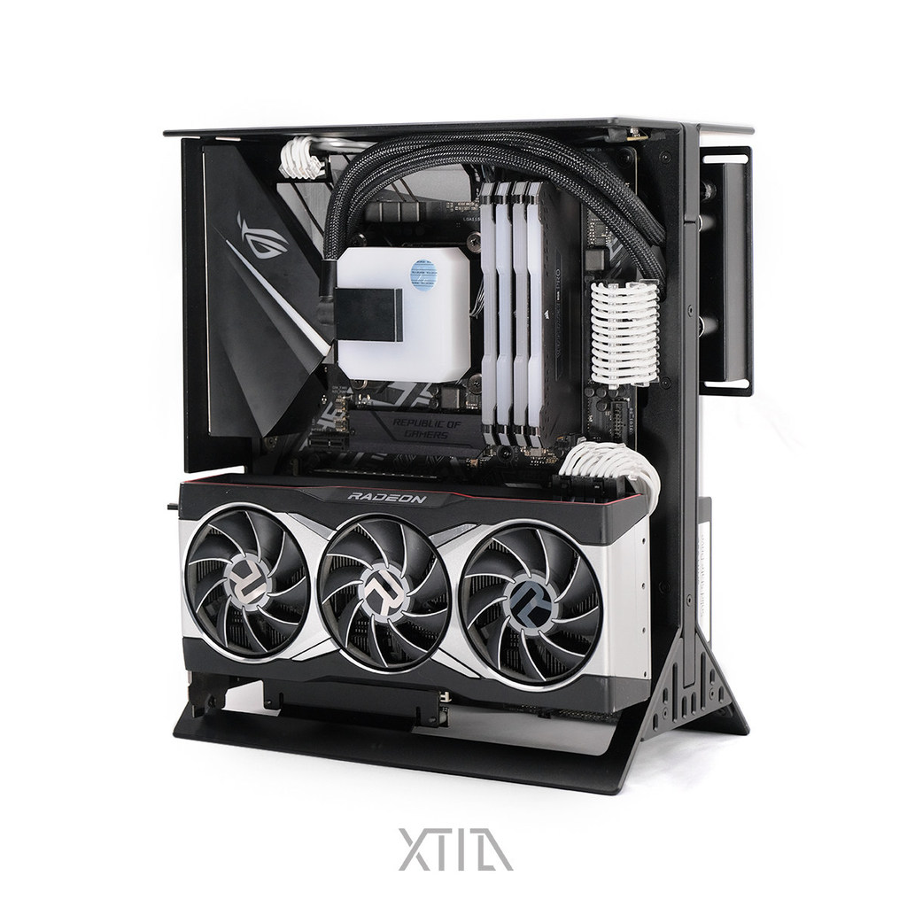 [Xproto-ATX-V2] XTIA ATX MATX เปิดแชสซีขนาดเล็ก 16L การปรับแต่งอลูมิเนียมทั้งหมด
