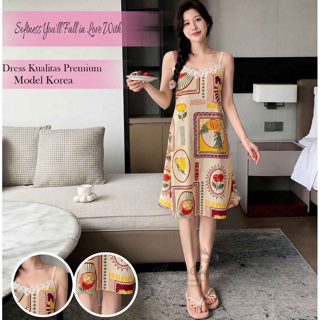 ไอลุค | [Pre-Order] Signy Midi Daily Dress สําหรับผู้หญิง วัสดุ Matsilk แขนกุด สไตล์เรียบง่ายลําลอง 