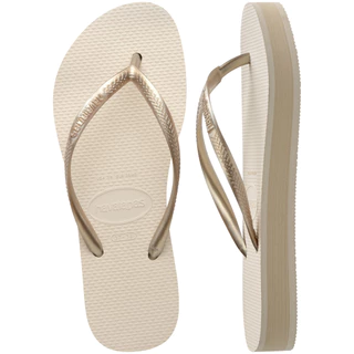 HAVAIANAS รองเท้าแตะ Slim Flatform Flip Flops BEIGE 41445370121F_H4CMXX