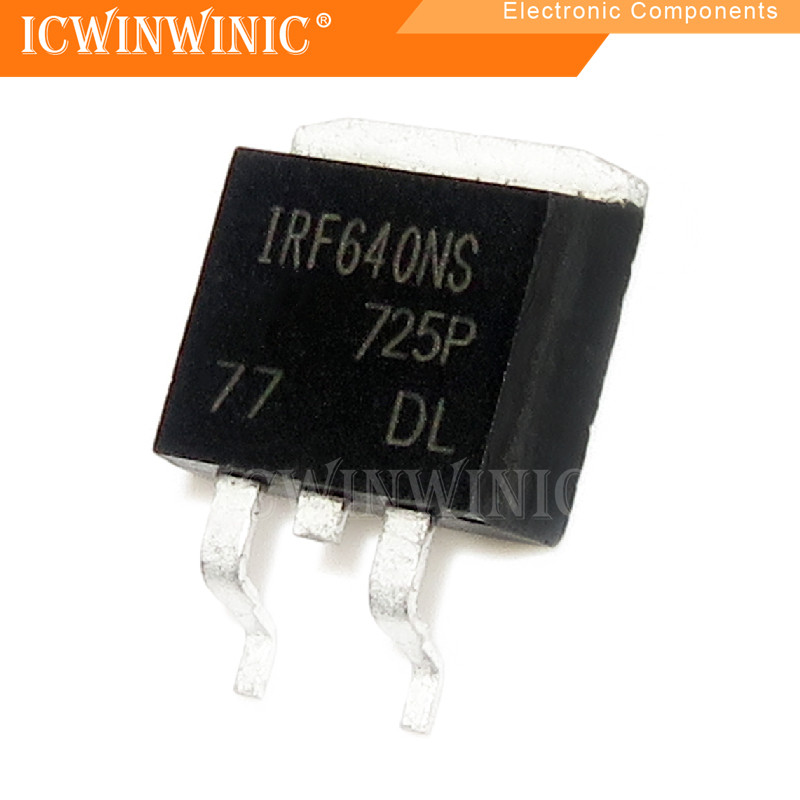 5 ชิ้น IRF640NS F640S TO-263 ส่วนประกอบอิเล็กทรอนิกส์