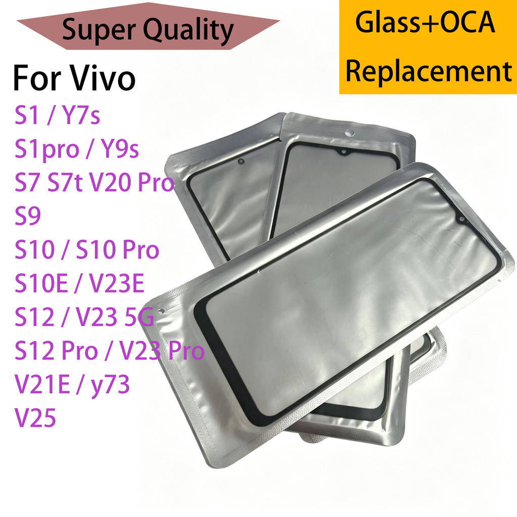 สําหรับ Vivo S1 S1pro S7 S7t S9 S10 / S10 Pro S10E S12 S12 Pro / V23 Pro V21E V25 หน้าจอสัมผัสด้านหน