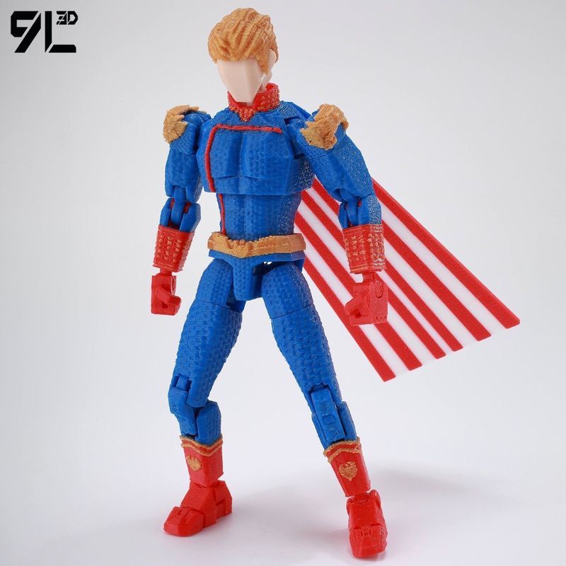 Motherland Figure 3D Printing Multi-Joint Movable Figure Figure Figure