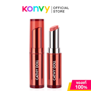 Cathy Doll Wanna Shine Lipstick 3g เคที่ ดอลล์ ลิปสติกเนื้อวาว สัมผัสชุ่มชื้น.