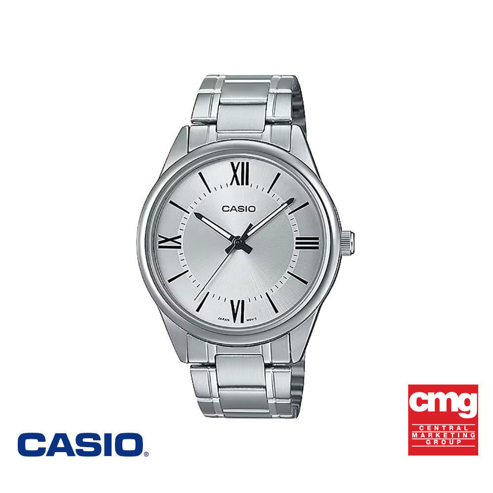 CASIO นาฬิกาข้อมือ CASIO รุ่น MTP-V005D-7B5UDF วัสดุสเตนเลสสตีล สีเงิน