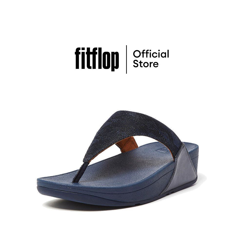 FITFLOP COMM-LULU GLITZ TOE-POST รองเท้าแตะแบบหูหนีบผู้หญิง รุ่น ET8-399 สี Midnight Navy