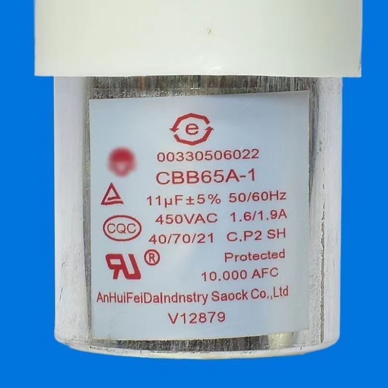 CBB65A-1 เหมาะสําหรับตัวเก็บประจุเครื่องซักผ้า Haier00330506022 11uF ±5% 450V ตัวเก็บประจุสตาร์ท