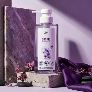 Boots Orchid Hand Wash 485ml. บู๊ทส์ ออร์คิด แฮนด์วอช 485มล.