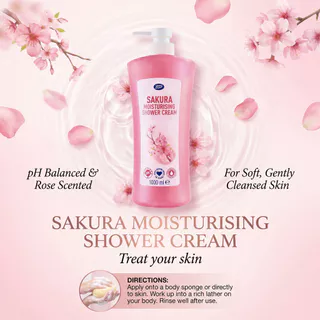 Boots Moisturing shower cream บู๊ทส์ มอยส์เจอร์ไรซิ่ง ชาวเวอร์ ครีมอาบน้ำ