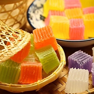 วุ้นกรอบโบราณ กรอบนอกนุ่มใน (400 กรัม)