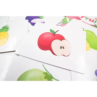 MISBOOK การ์ด Flash Card - Fruits