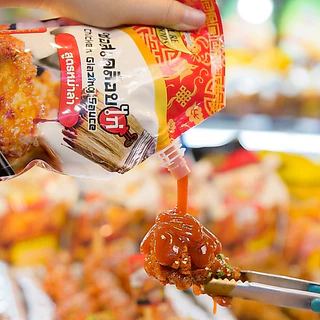 ซอสเคลือบไก่ มีฮาลาล ไก่เกาหลี 180g - 1000 g ซอสไก่เผ็ด ซอสกระเทียม ไก่เกาหลี ซอสสำเร็จรูป