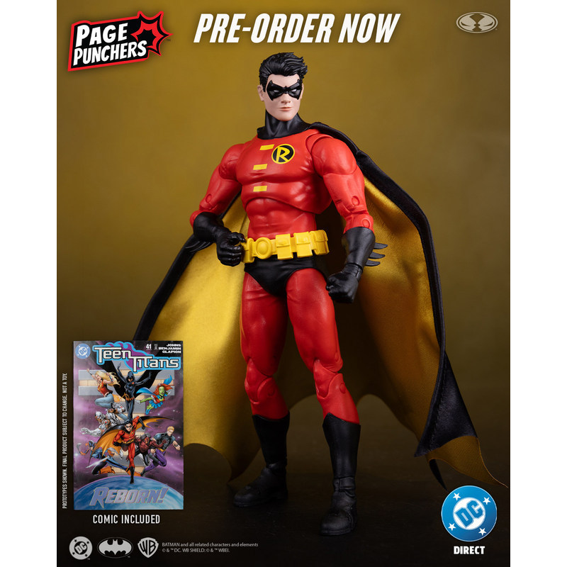 Mcfarlane mcfarlane DC page Robin 1/10 เคลื่อนย้ายได้