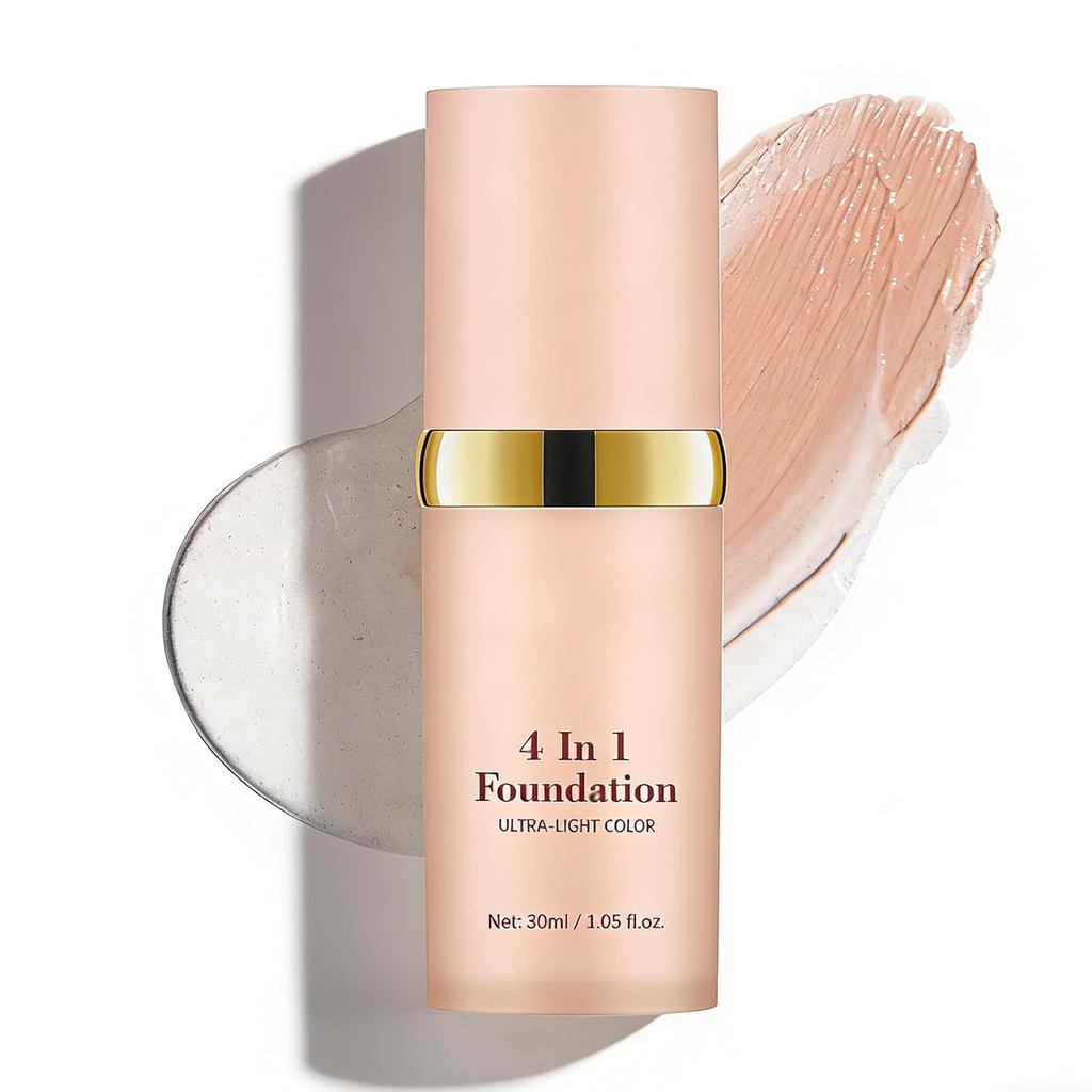 รองพื้นแบบแขวนสี 4-in-1-การปรับอัตโนมัติรองพื้นชนิดน้ําพร้อมSPF30,BuildableMediumCoverage&คอนซีลเลอร