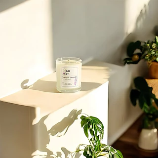 [พร้อมส่ง] KRIT Candle - เทียนหอมไขถั่วเหลือง scented candle ขนาด 60g,120g,230g