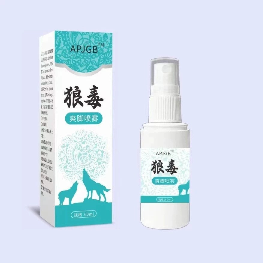 พร้อมสต็อก จัดส่งด่วน Wolf Poison Cool Foot Spray/60ml พร้อมสต็อก Wolf Poison Cool Foot Spray Spray 