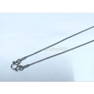 *ขายดี*สร้อยสแตนเลสแท้100% คุณภาพดี(ไม่แพ้ไม่ลอกไม่ดำ)เส้นเล็ก แต่งานละเอียดและแข็งแรง