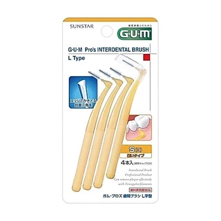 แปรงซอกฟัน GUM รูปตัว L ผลิตจากประเทศญี่ปุ่น