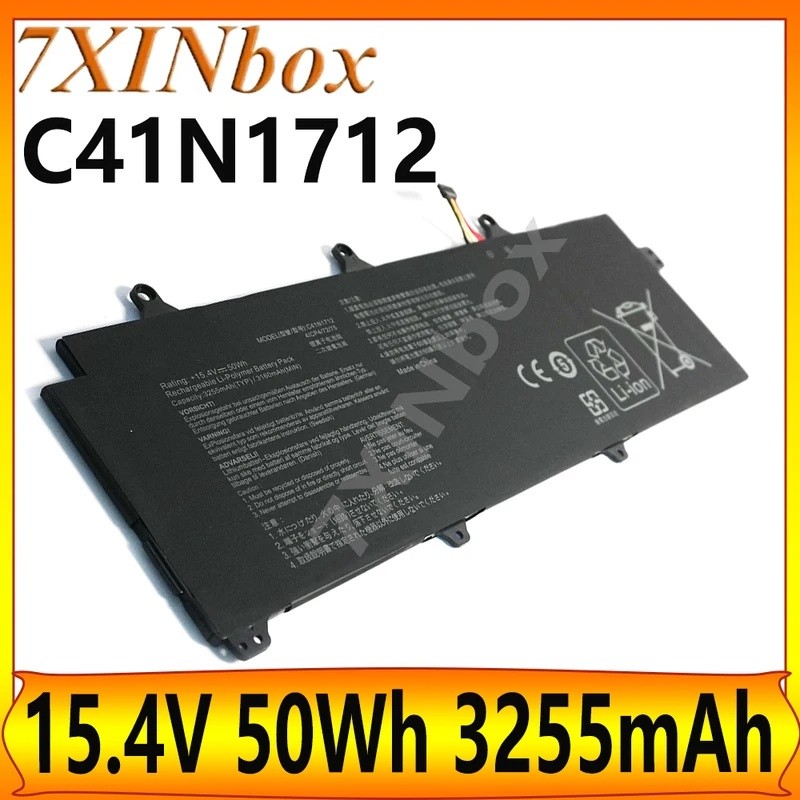 7XINbox C41N1712 15.4V 50Wh 3255mAh OEM แบตเตอรี่แล็ปท็อปสําหรับ Asus GX501 GX501GI GX501G GX501GM G