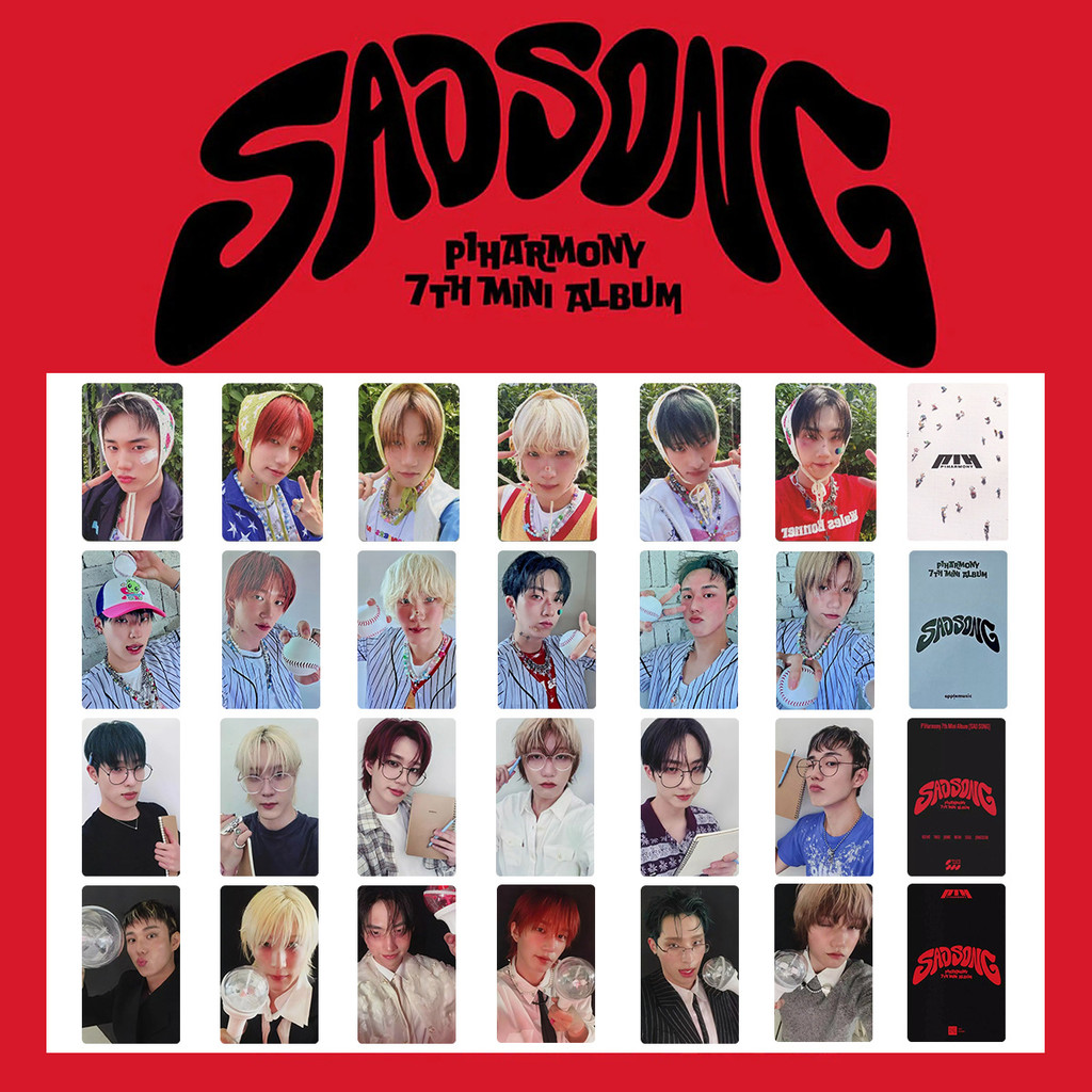 P1Harmony รวมสินค้า Photocard SAD SONG อัลบั้มสไตล์เดียวกัน Photocard Bonus Photocard P1ece