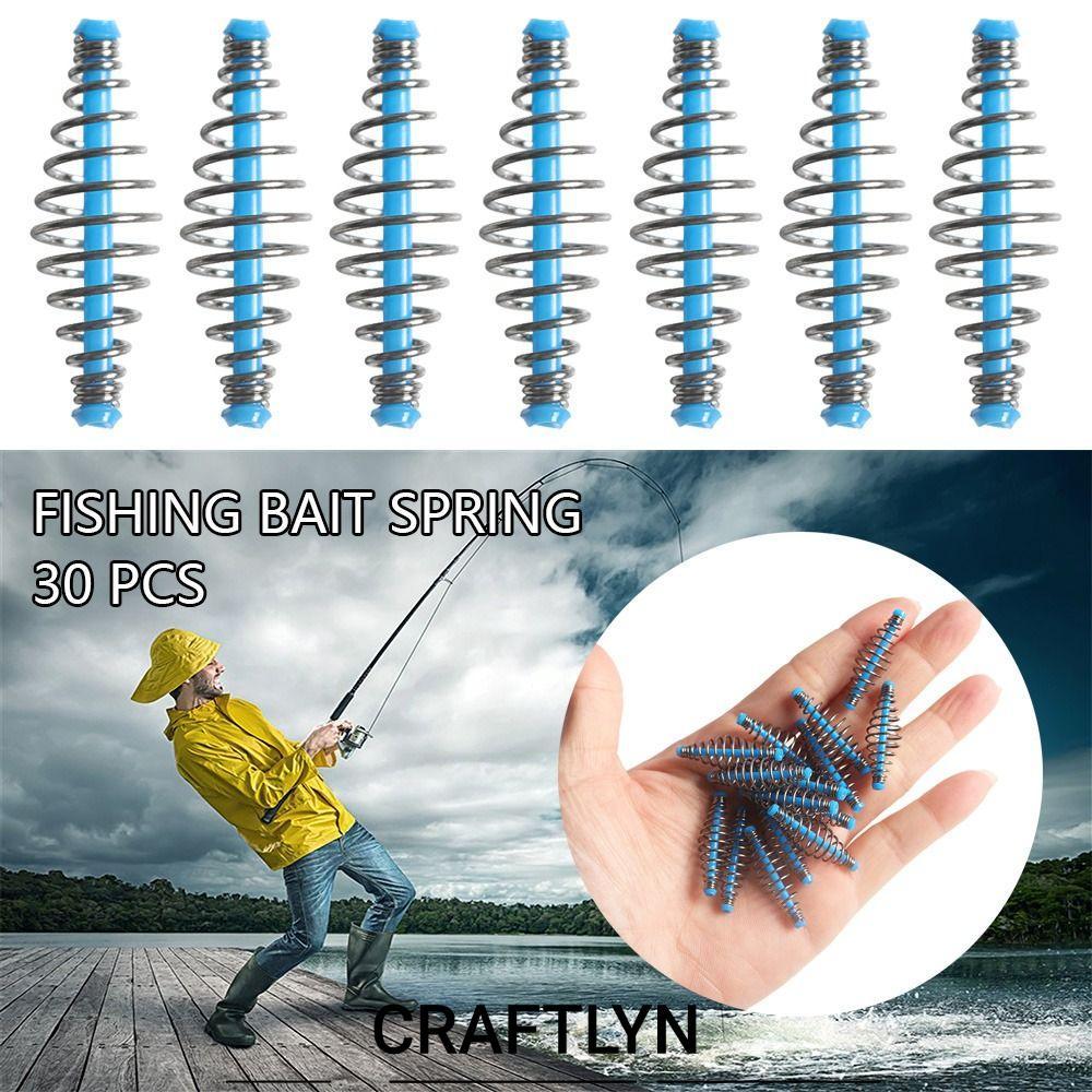 CRAFTLYN 30 ชิ้น/เซ็ตสแตนเลส Feeder Hot Method Leader Olive Hanging Tackle
