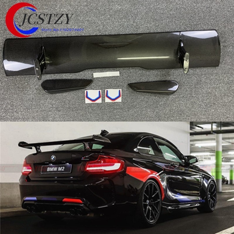 สําหรับ BMW F30 F32 F36 F10 F12 E92 E93 G30 G20 E82 E90 M3 M4 GTS MP สไตล์คาร์บอนไฟเบอร์สปอยเลอร์ด้า