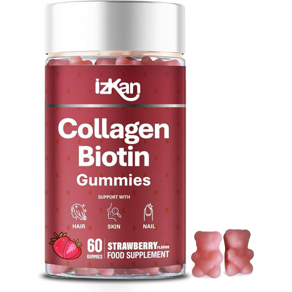 คอลลาเจนด้วย Zinc Biotin C & E – Type 1 Hydrolysed Collagen for Hair Glowing Skin Nails & Joint port