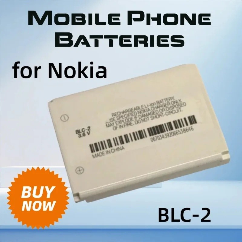 แอลซี-2 สําหรับ โนเกีย 3310 3315 3330 3350 3530 6650 6800 แบตเตอรี่โทรศัพท์มือถือ