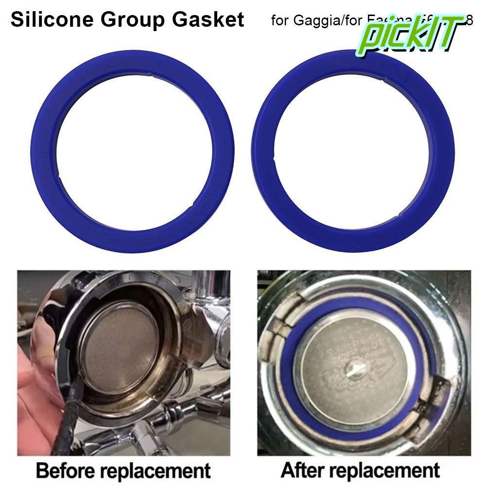 PICKITH 1 ชิ้นปะเก็นกลุ่มซิลิโคน, 8.5 มม.E61 Group Head Seal Kit, Leakproof O-Ring ปะเก็น Coffeeware