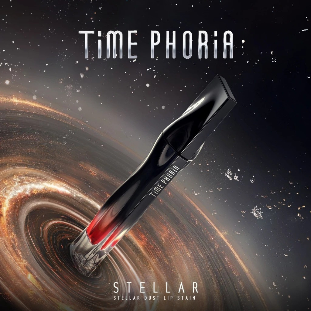 ลิปกลอสให้ความชุ่มชื้น - Naturally Dazzling, Transparent, Matte Lipstick - Time Pia Stellar Dust Lip Stain, 5ml
