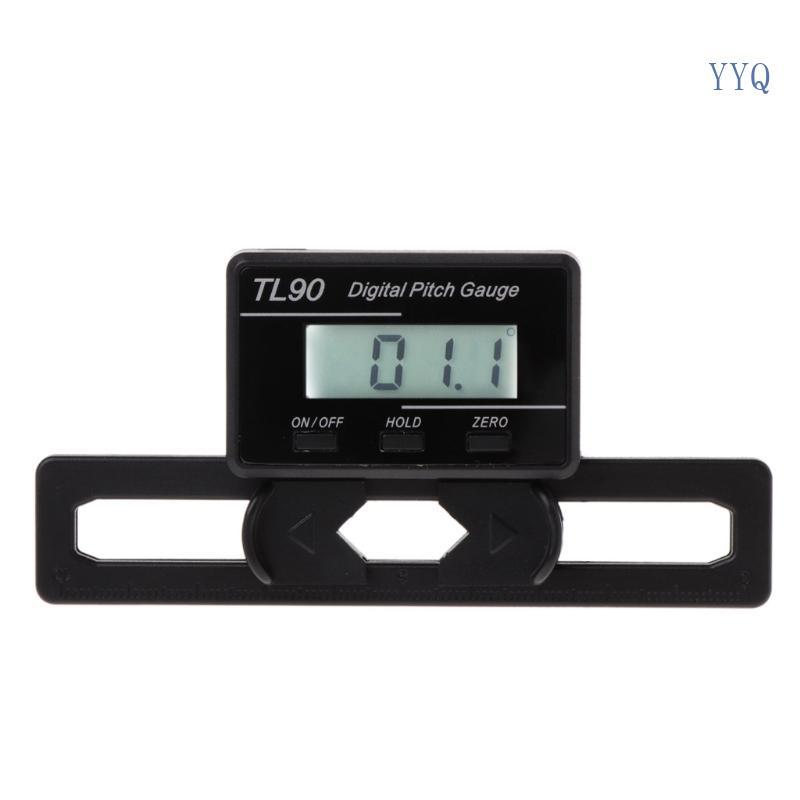 YQ Pitch Gauge TL90 Digital Pitch Gauge LCD Backlight Display Blades วัดมุม