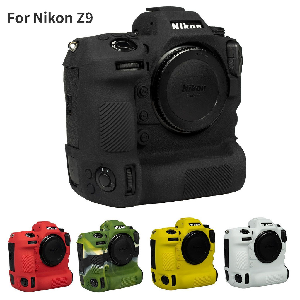 สําหรับ Nikon Z9 ซิลิโคนนุ่มกล้องกันฝุ่นป้องกัน Z9 ฝาครอบ Scratchproof กระเป๋า Anti-slip ลิ้นจี่เนื้