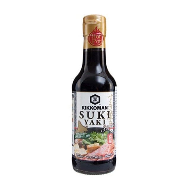 คิคโคแมน ซอสปรุงรสเข้มข้นสำหรับทำสุกียากี้ Kikkoman Sukiyaki Soup 250ml.