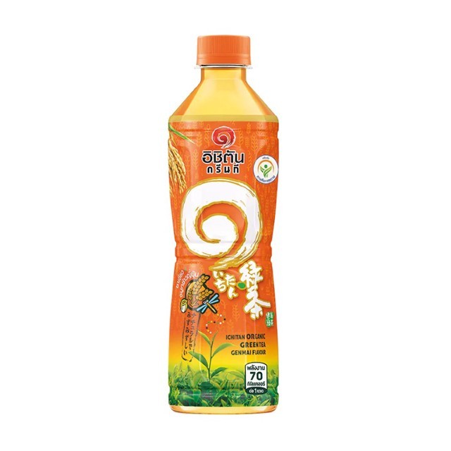 อิชิตัน ชาเขียวข้าวญี่ปุ่น Ichitan Green Tea Genmai 420ml.