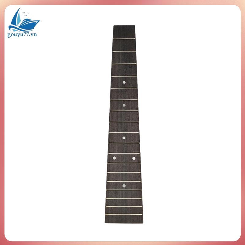 Fretboard Ukulele Fingerboard สําหรับ 26 นิ้ว Tenor Ukulele 18 Fret Fretboard DIY อะไหล่เปลี่ยน