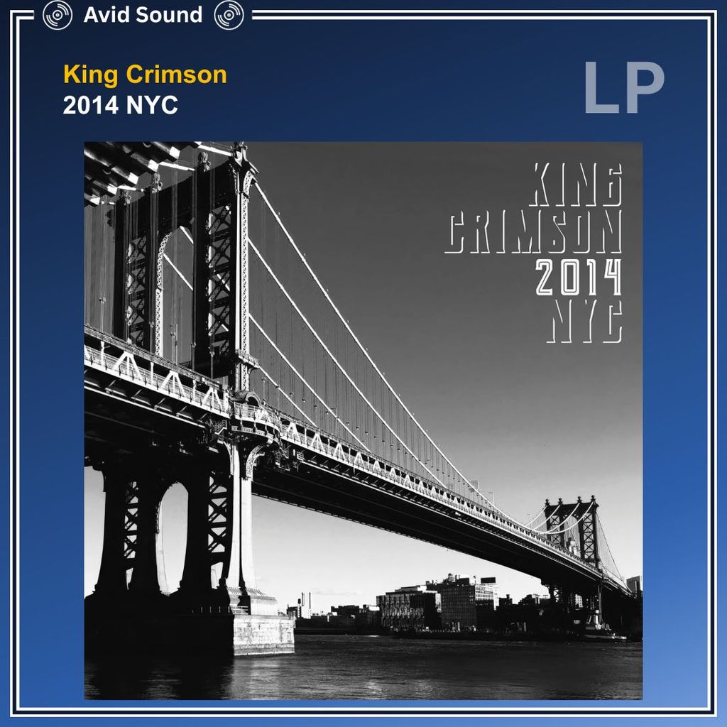 แผ่นเสียง King Crimson 2014 NYC ใหม่ ซีล King Crimson Vinyl LP