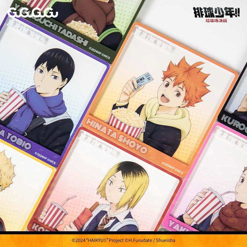 [ตัวเลือก 6 ชิ้น 29 หยวน] Volleyball Junior Junk-show Showdown Watching Movies Series ที่รองแก้วอะคร
