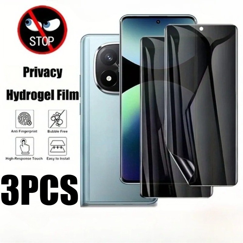3 ชิ้น Anti Spy ความเป็นส่วนตัวฟิล์ม Hydrogel สําหรับ Gionee K3 K30 K6 M12 M15 M3 P12 P15 S12 Max Pr