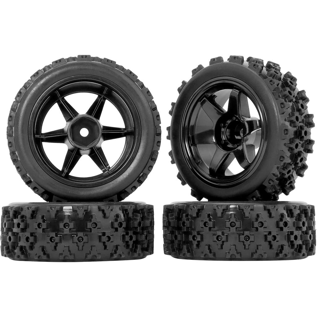 RC Station 12mm Hex RC ล้อและยาง 1/12 1/14 1/16 1/18 RC Off Road Buggy Rally ล้อและยางสําหรับ Traxxa