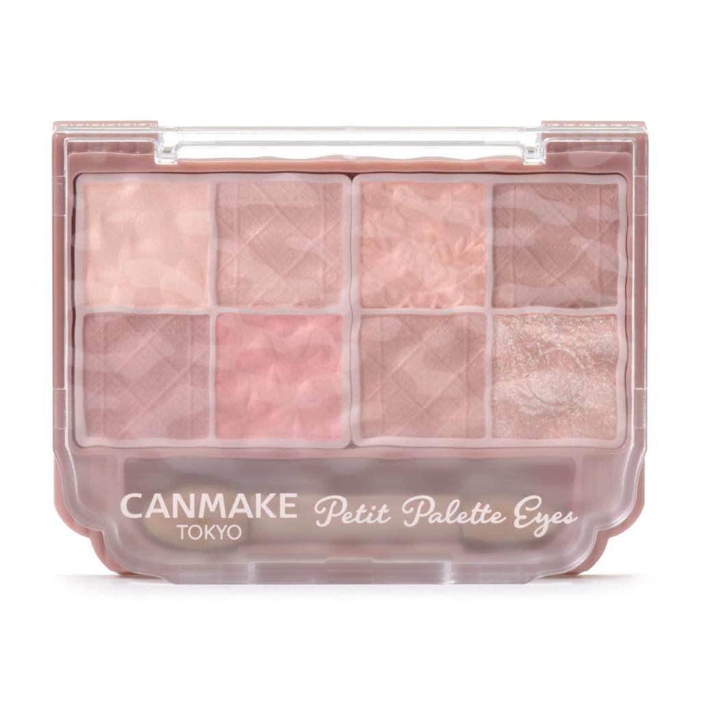 Canmake Petite Palette Eyes Matte Type M03 Milky Cherry Ricotta Eyeshadow อายแชโดว์หลากสี Lame