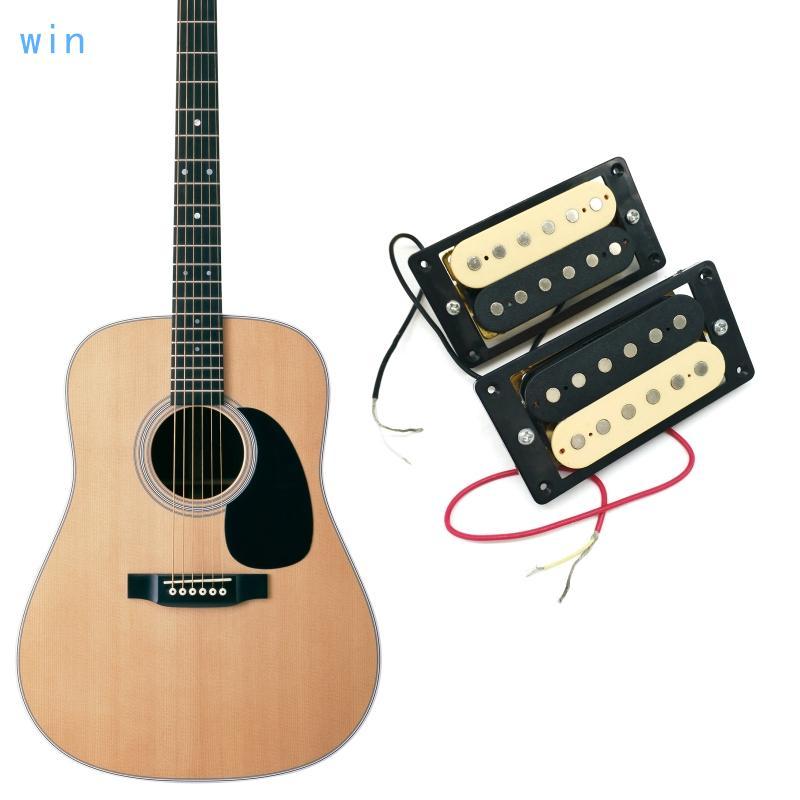 Win กีตาร์ไฟฟ้า Humbucker กีตาร์ไฟฟ้า Pickup Double Hump กีตาร์ไฟฟ้า 50 52 มม.